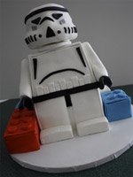 star wars lego cake